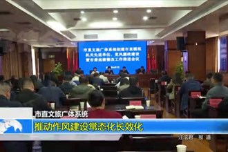常德市直文旅广体系统： 推动作风建设常态化长效化