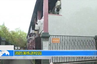 安乡：消防演练进校园