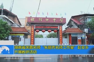 湖南省芙蓉名师“朱丽芳名师工作室”赴安乡开展教研活动