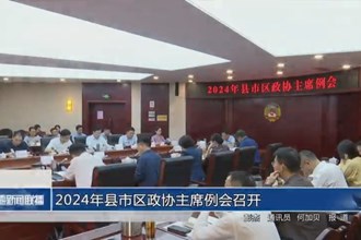 2024年县市区政协主席例会召开