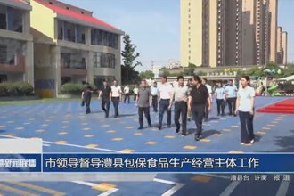 市领导督导澧县包保食品生产经营主体工作