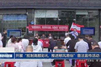 武陵：开展“抵制高额彩礼 推进移风易俗”普法宣传活动
