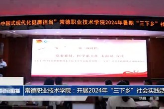 常德职业技术学院：开展2024年“三下乡”社会实践活动