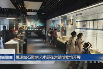 桃源纹石雕刻艺术展在常德博物馆开展