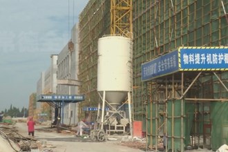 安乡：战高温 项目建设正酣