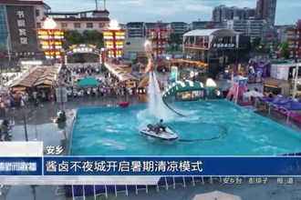 安乡：酱卤不夜城开启暑期清凉模式