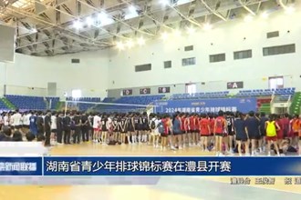 湖南省青少年排球锦标赛在澧县开赛