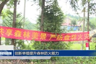 汉寿：创新举措提升森林防火能力