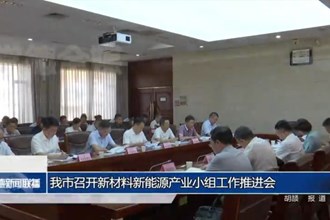常德市召开新材料新能源产业小组工作推进会