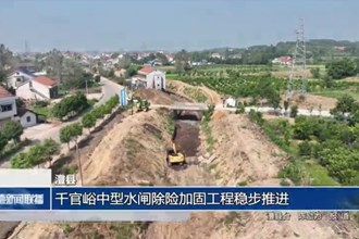 澧县：千官峪中型水闸除险加固工程稳步推进