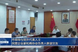 市领导与党外代表人士、民营企业家和商协会负责人联谊交友