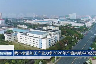 常德市食品加工产业力争2026年产值突破640亿元