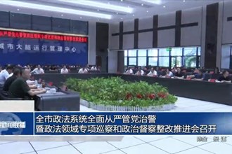 常德市政法系统全面从严管党治警暨政法领域专项巡察和政治督察整改推进会召开