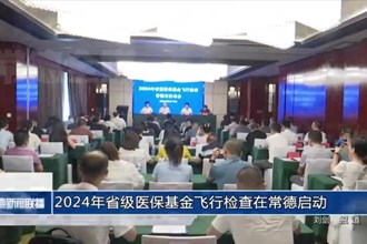 2024年省级医保基金飞行检查在常德启动