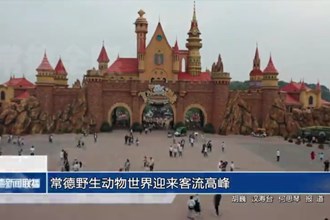 常德野生动物世界迎来客流高峰