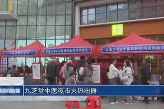 九芝堂中医夜市火热出摊