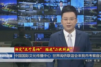 中国国际文化传播中心、世界闽侨联谊会来我市考察座谈