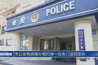 常德市公安局武陵分局打掉一拉车门盗窃团伙