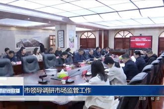 市领导调研市场监管工作