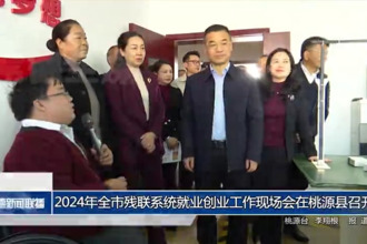 2024年常德市残联系统就业创业工作现场会在桃源县召开