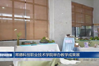常德科技职业技术学院举办教学成果展