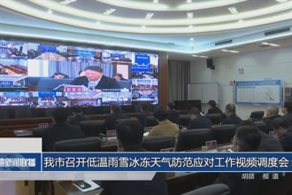 常德市召开低温雨雪冰冻天气防范应对工作视频调度会