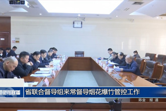 省联合督导组来常德督导烟花爆竹管控工作