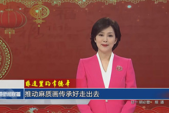 非遗里的常德年 推动麻质画传承好走出去