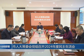 市人大常委会党组召开2024年度民主生活会