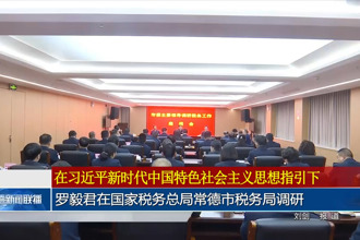 罗毅君在国家税务总局常德市税务局调研