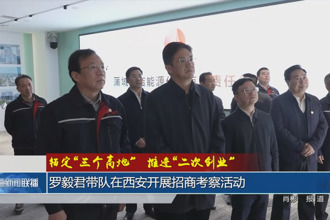 罗毅君带队在西安开展招商考察活动