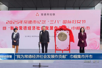 “我为常德经济社会发展作贡献”巾帼集市开市