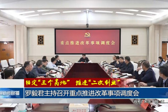 罗毅君主持召开重点推进改革事项调度会