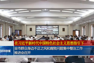 常德市群众身边不正之风和腐败问题集中整治工作推进会召开