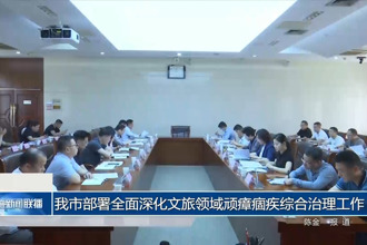 常德市部署全面深化文旅领域顽瘴痼疾综合治理工作