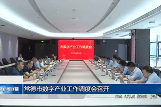 常德市数字产业工作调度会召开