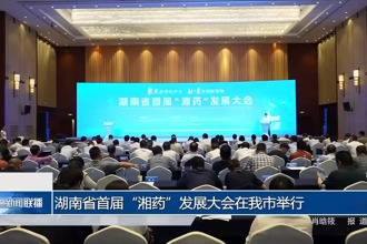 湖南省首届“湘药”发展大会在我市举行