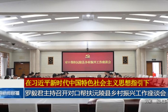 罗毅君主持召开对口帮扶沅陵县乡村振兴工作座谈会