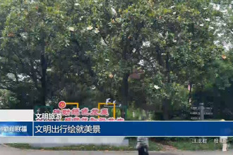 文明出行绘就美景