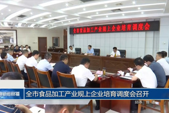 常德市食品加工产业规上企业培育调度会召开
