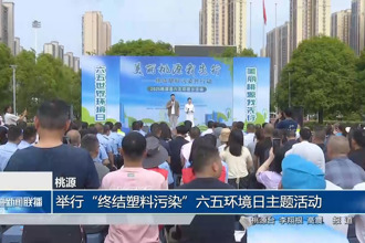 桃源：举行“终结塑料污染”六五环境日主题活动