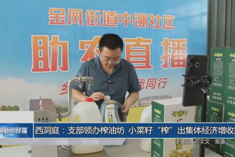 西洞庭：支部领办榨油坊 小菜籽“榨”出集体经济增收路