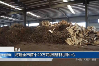 鼎城：将建全市首个20万吨级秸秆利用中心