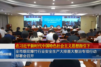 常德市烟花爆竹行业安全生产大排查大整治专项行动部署会召开