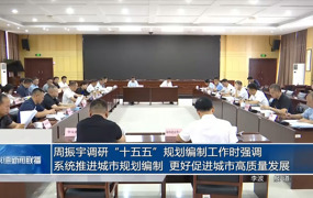 周振宇调研“十五五”规划编制工作时强调：系统推进城市规划编制 更好促进城市高质量发展