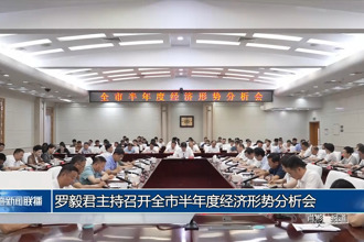 罗毅君主持召开全市半年度经济形势分析会