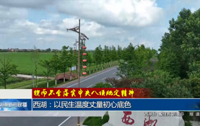 西湖：以民生温度丈量初心底色