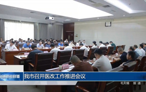 常德市召开医改工作推进会议