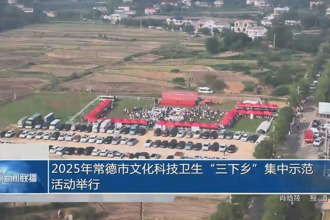 2025年常德市文化科技卫生“三下乡”集中示范活动举行