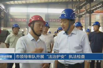 市领导率队开展“法治护安”执法检查